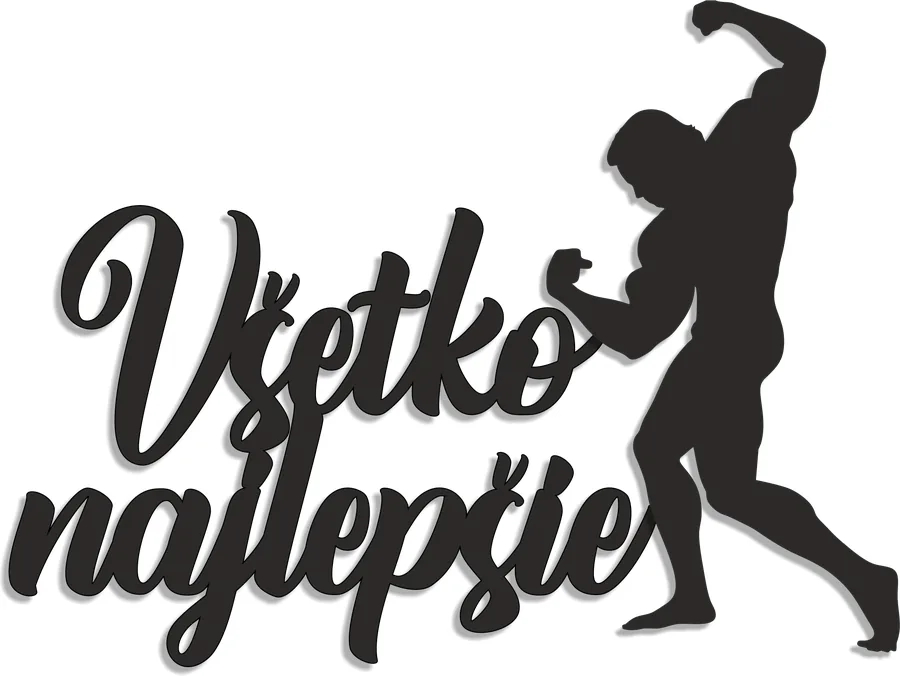 Silueta - Bodybuilder Silák + Všetko najlepšie