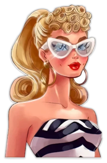 Fotonálepka - Barbie - 1