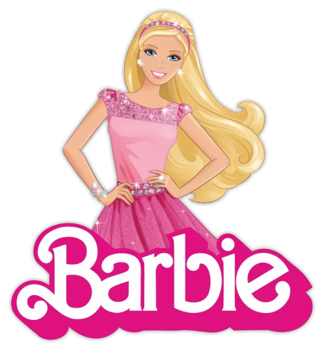 Fotonálepka - Barbie - 2 – zápich na tortu